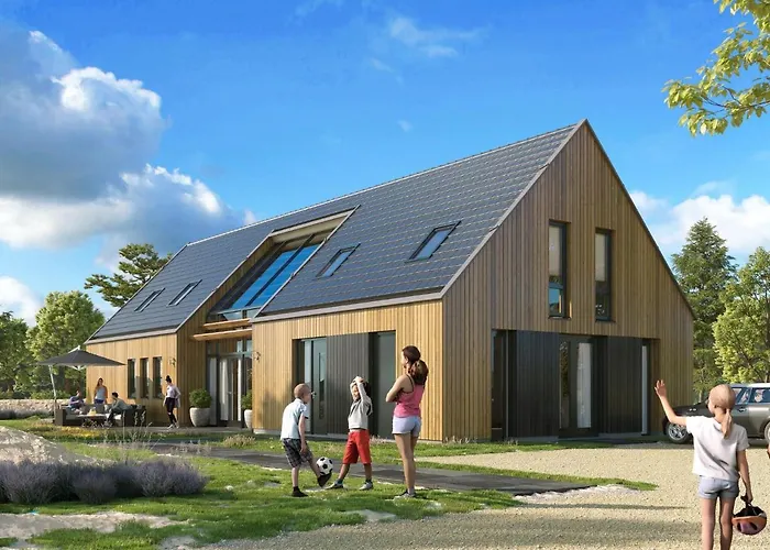 Spacious Holiday Home With Sauna, On A Holiday Park, North Sea Beach At 1 2 Km