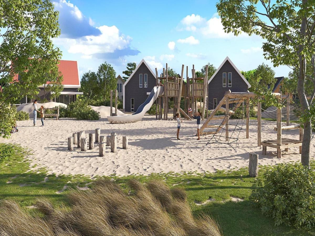 Vakantiehuis Spacious With Sauna, On A Park, North Sea At 1 2 Km Nieuwvliet
